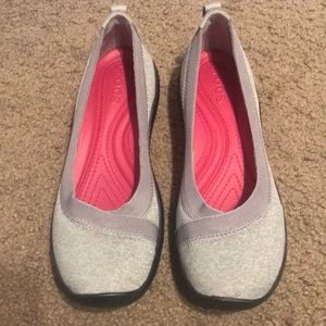 Grey crocs